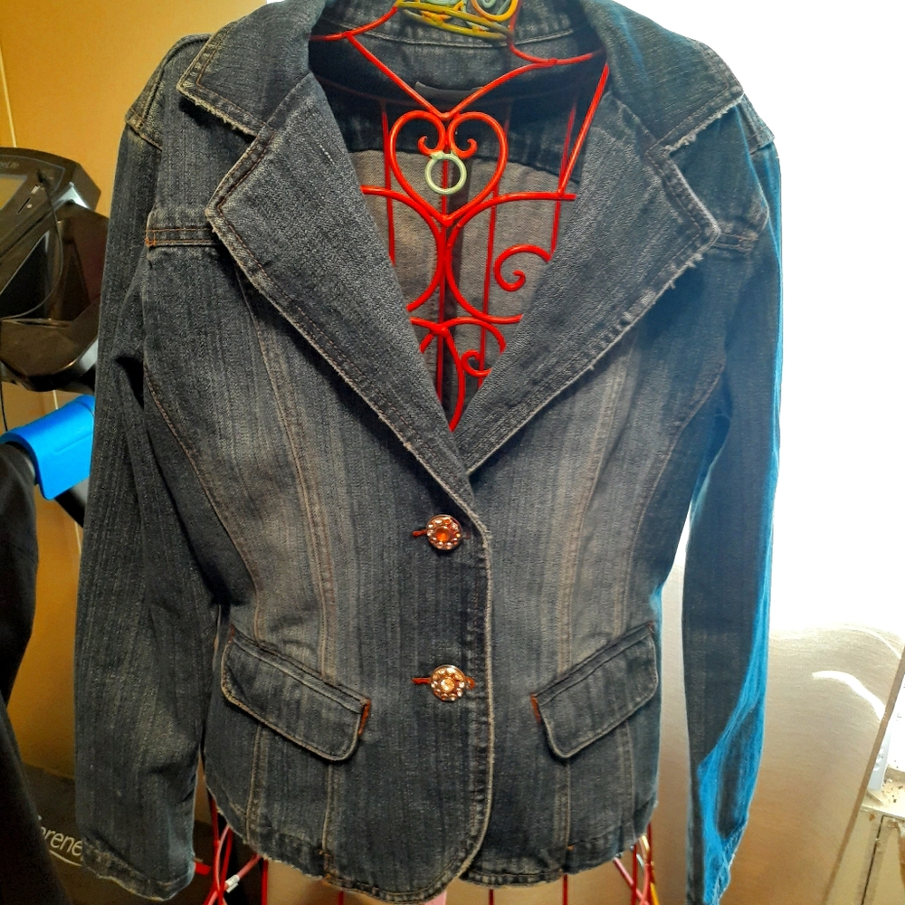 Embellished Jean jacket